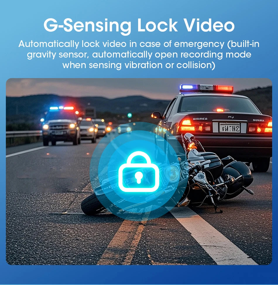 Jansite 8.1" Waterproof Motorcycle Monitor