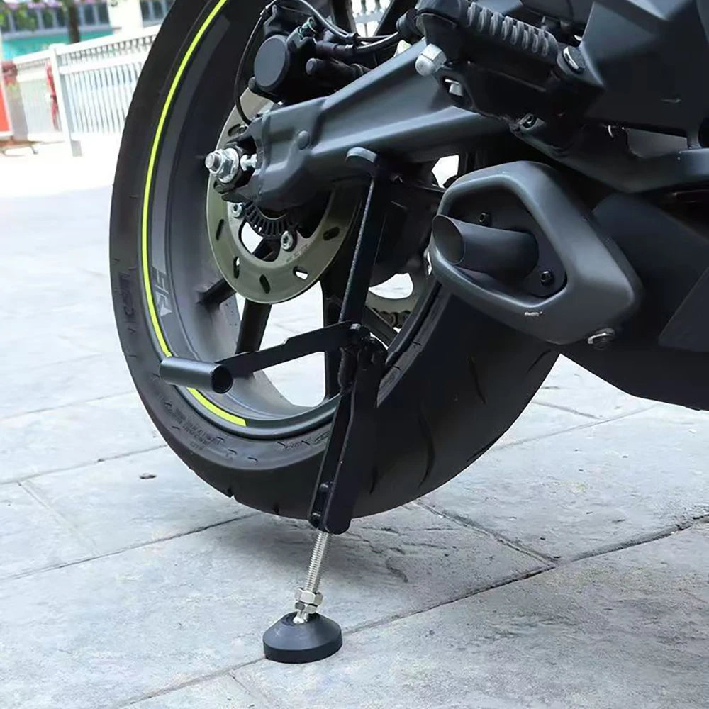 Versatile Motorcycle Wheel Stand Kickstand