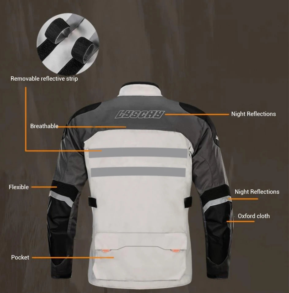 Autumn Winter Waterproof Motorcycle Jacket