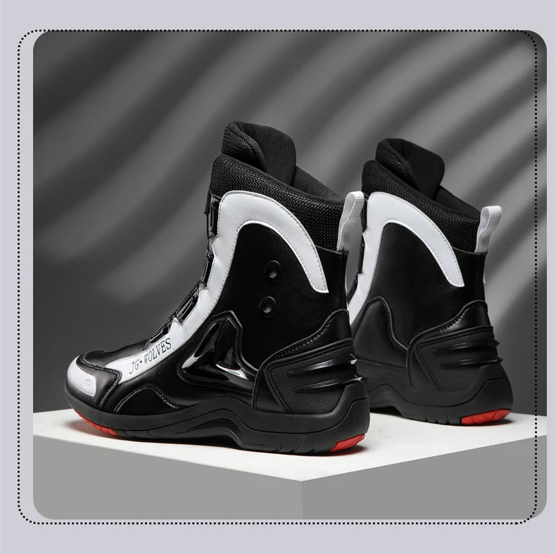 High-Top Off-Road Motorcycle Boots