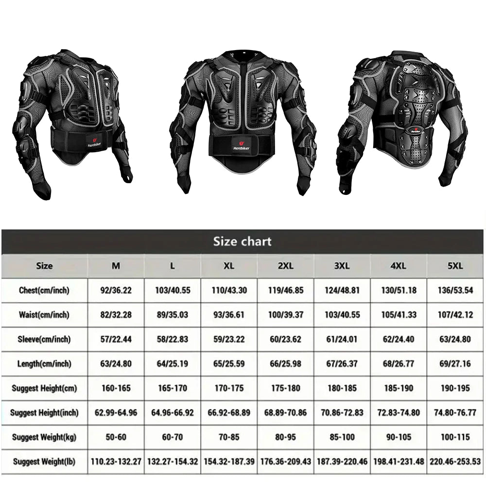 CE Motorcycle Riding Jacket with Removable Armor