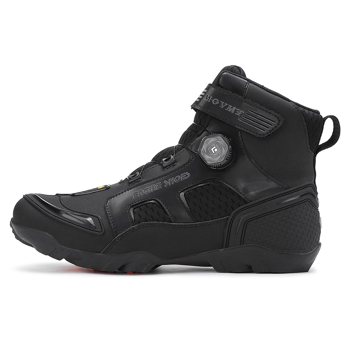 Racing Leather Ankle Boots