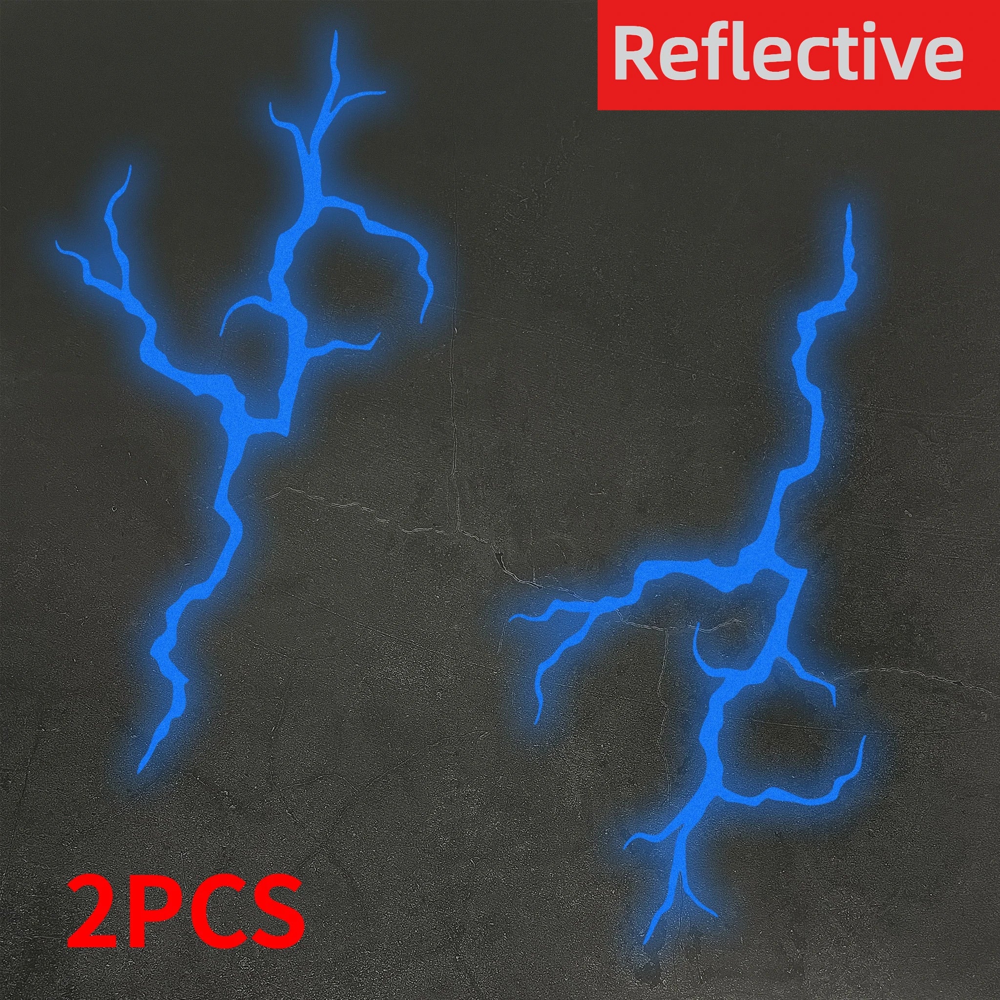 Reflective Lightning Motorcycle Stickers