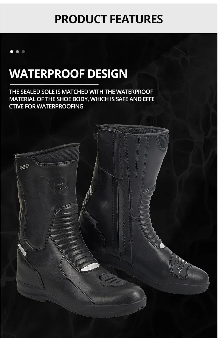 Professional Motocross Racing Long Boots