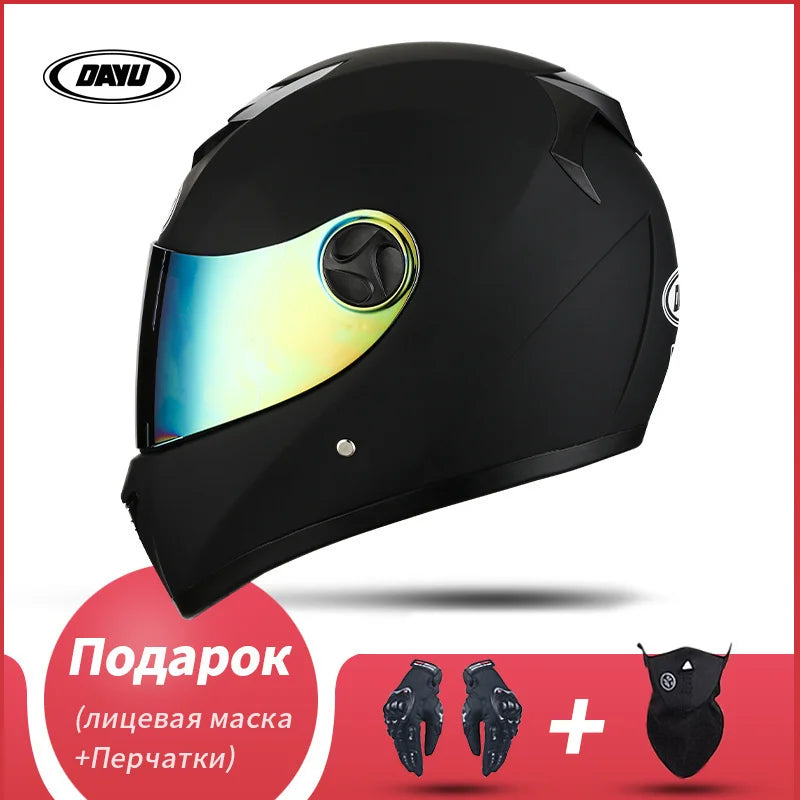 Dual Visor Full Face Modular Motorcycle Helmet