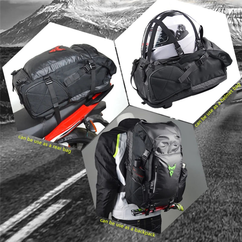 Waterproof Motorcycle Rear Seat Bag