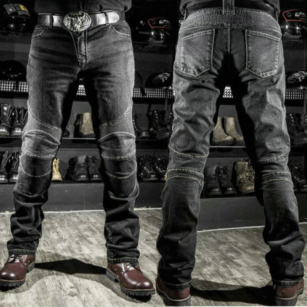 Men's Motorcycle Riding Jeans with Protective Pads