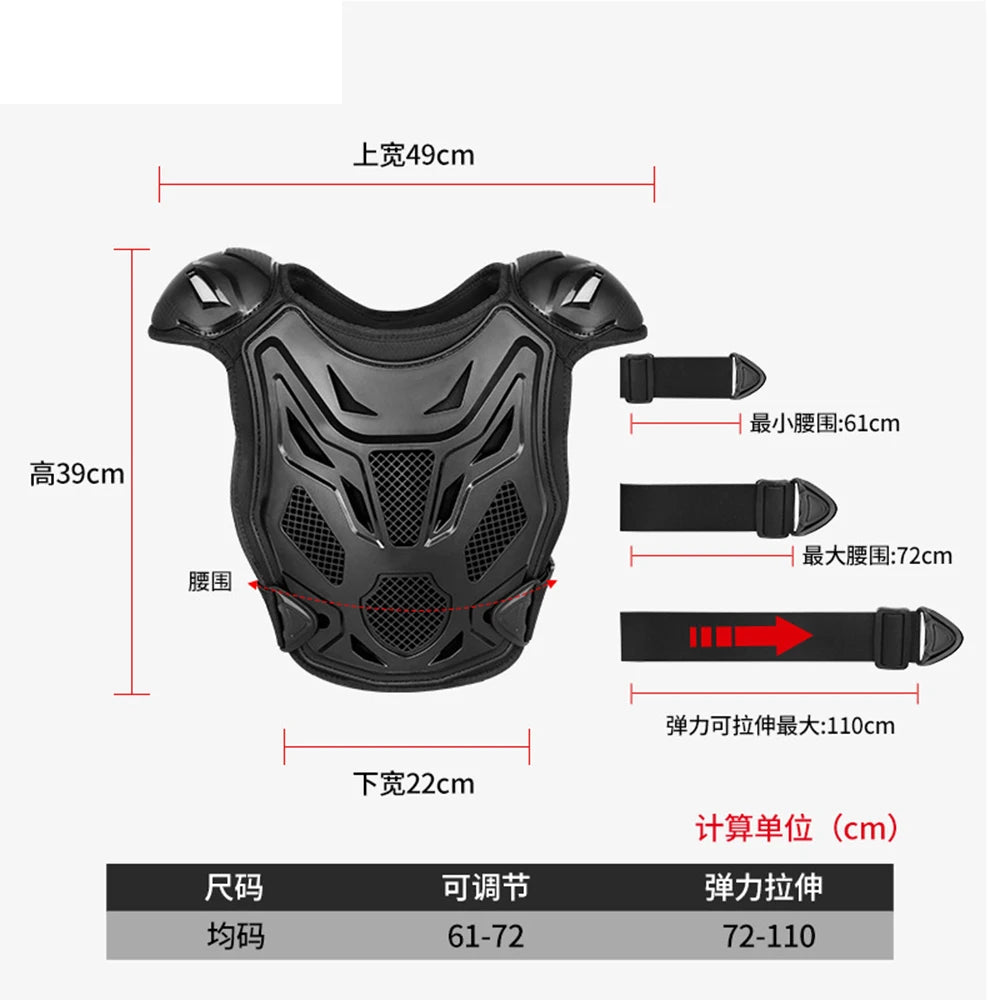 Kids Motocross Body Armor Jacket