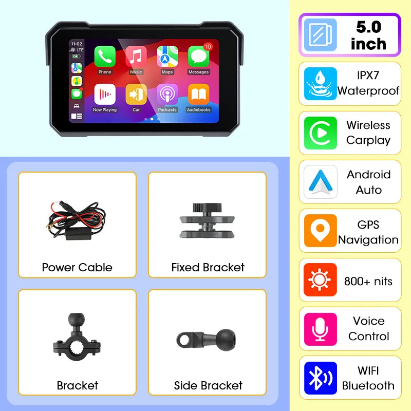 Waterproof motorcycle dashboard display motorcycle display screen