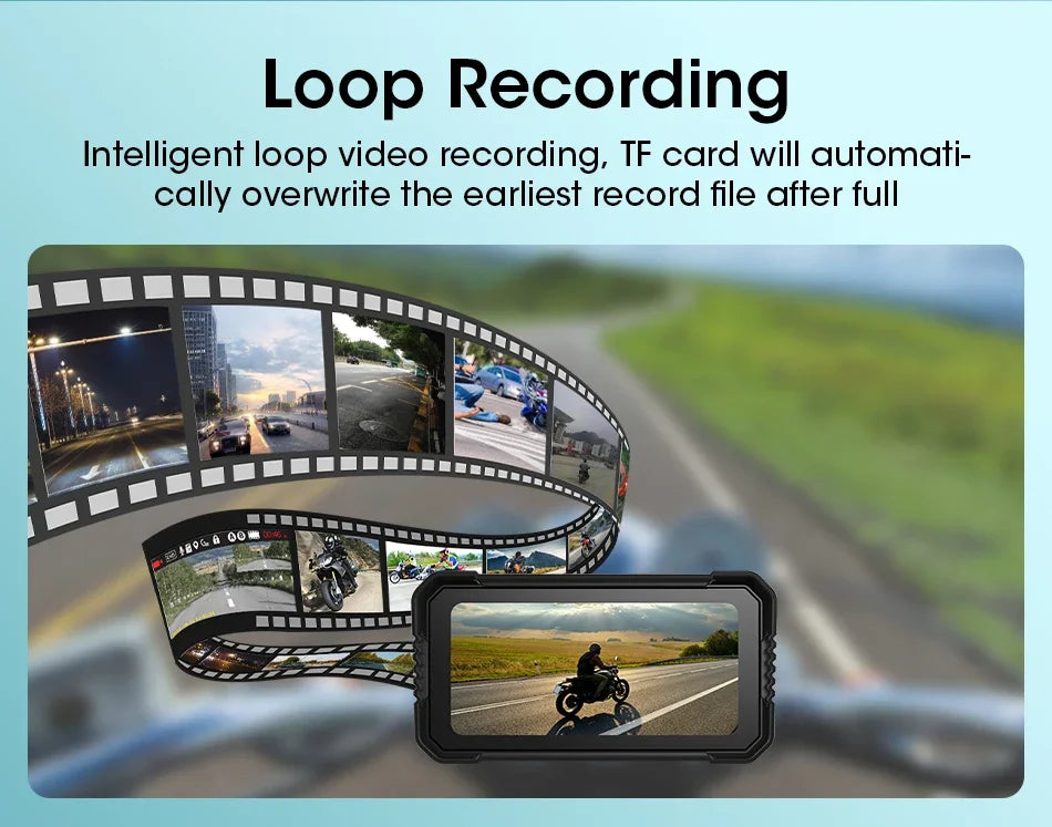 motorcycle touch screen GPS navigation system