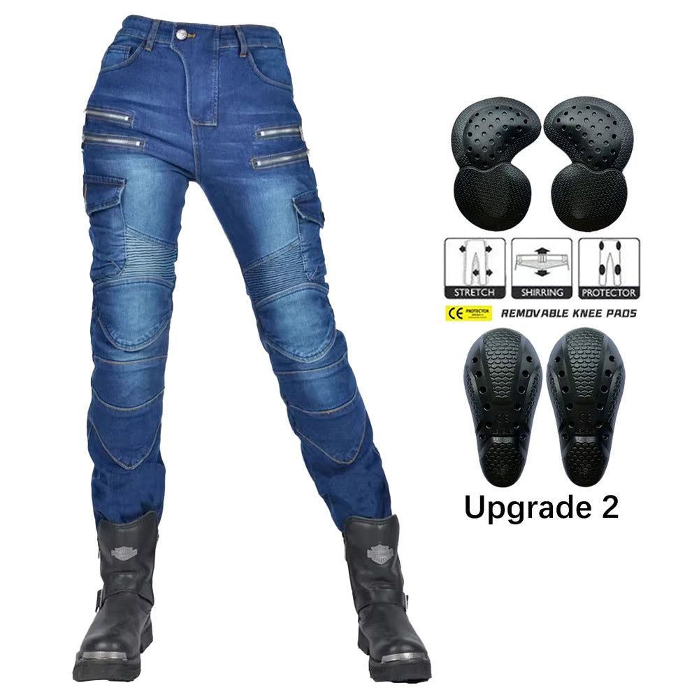 Stylish Motocross Trousers with Protective Gear
