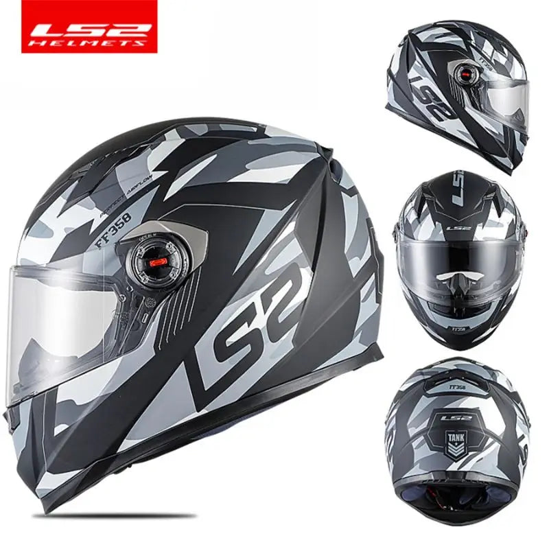 LS2 Full Face Motorcycle Helmet