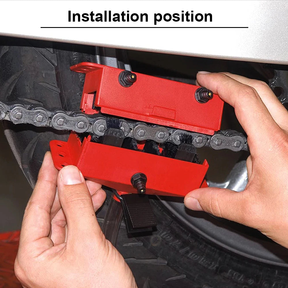 Motorcycle Chain Cleaning Machine Kit for Various Motorcycle Models