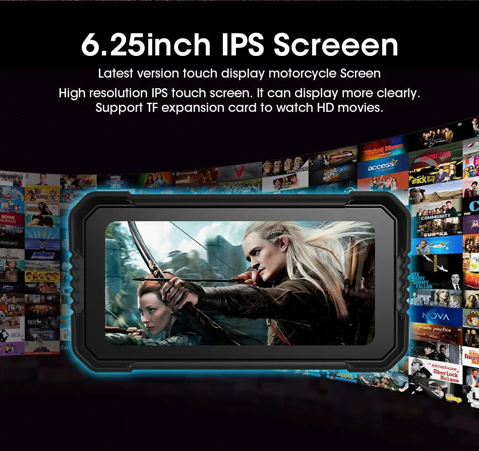 motorcycle touch screen GPS navigation system