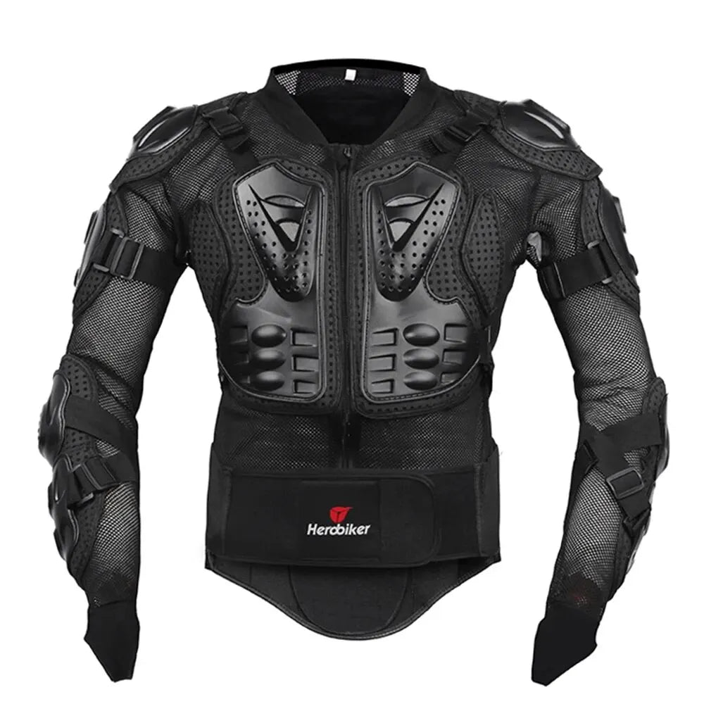 Motorcycle Body Armour Racing Jacket with CE Pads