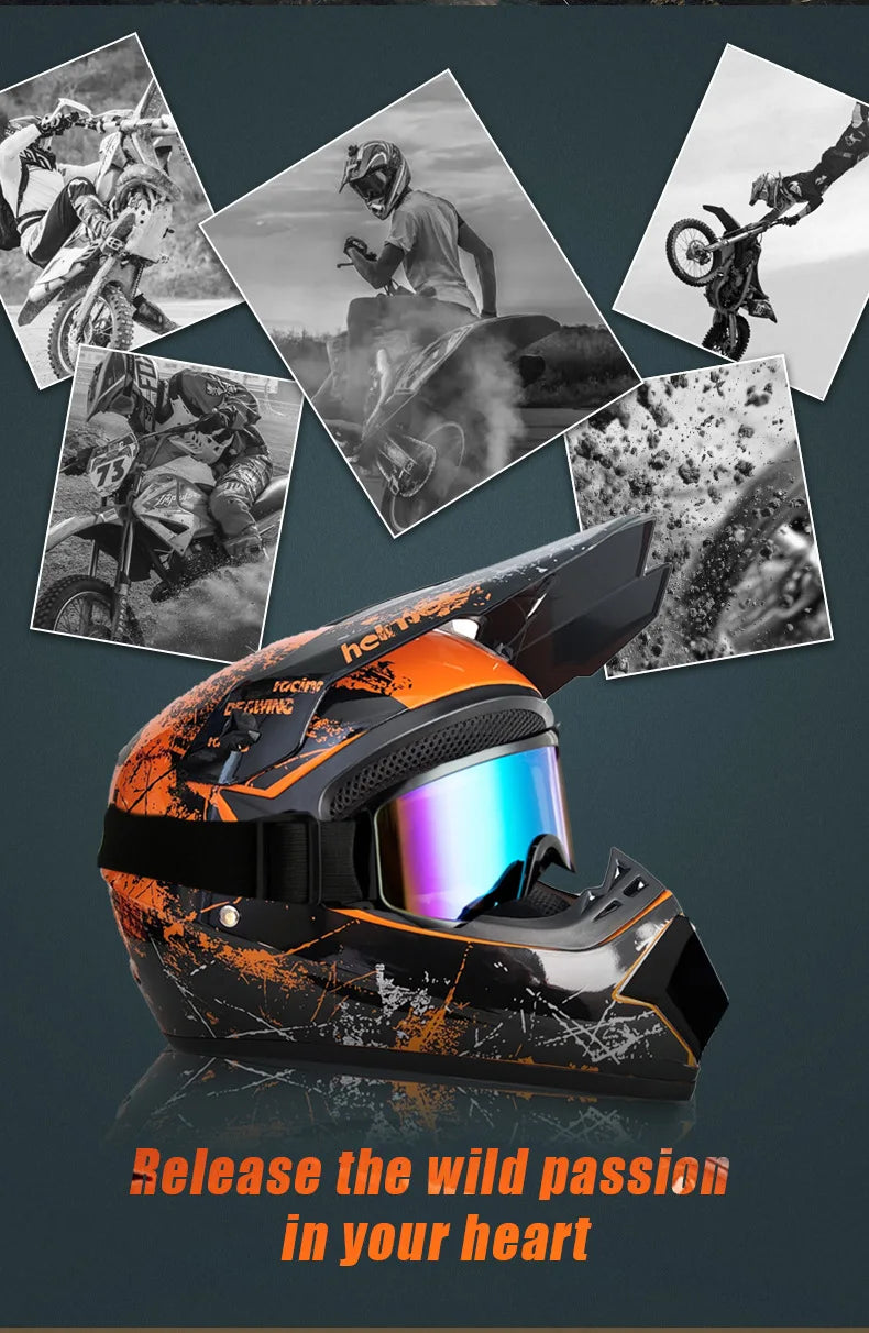 Kids Motocross Off-Road Motorcycle Helmet