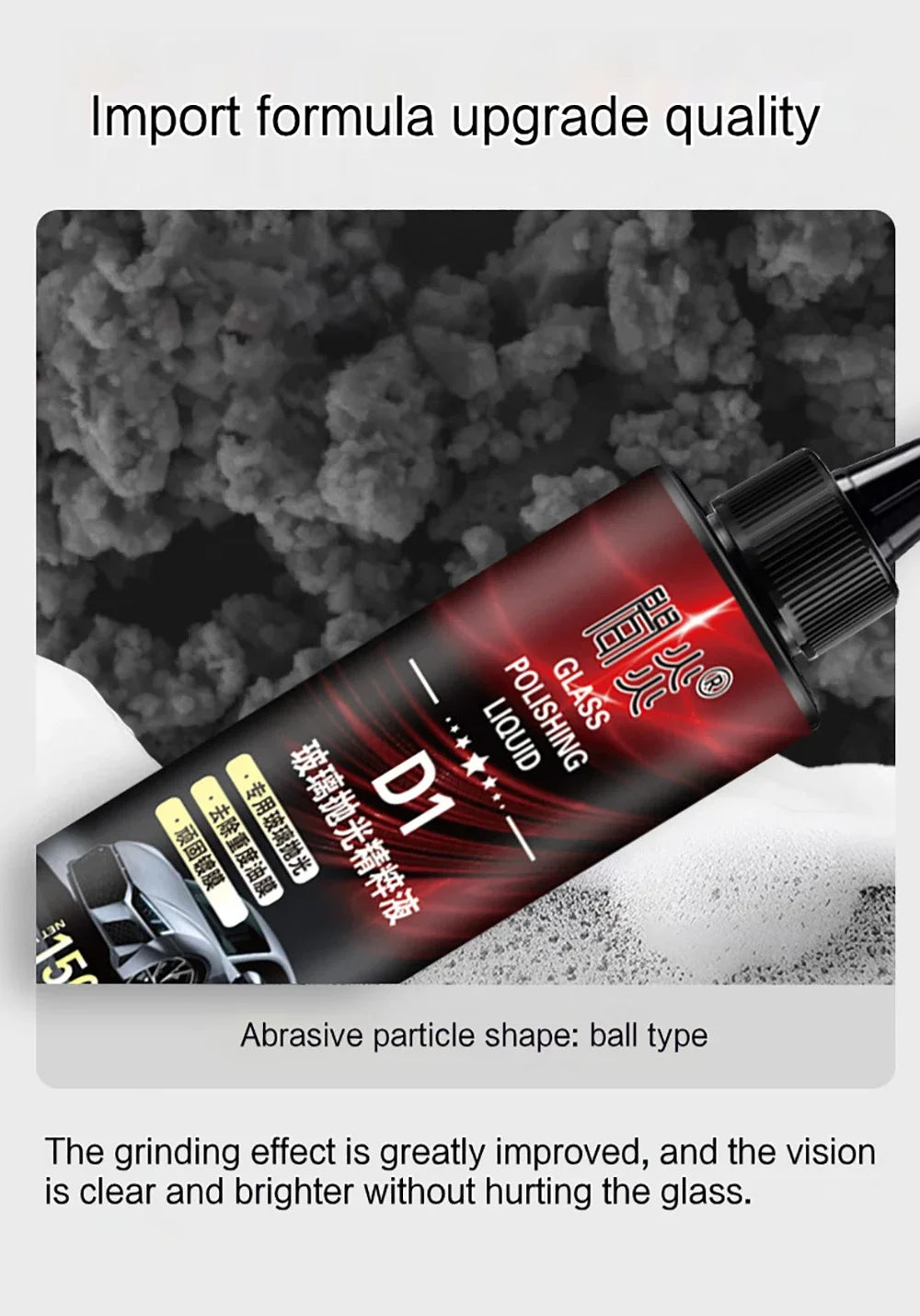 Motorcycle Glass Polish Compound 150ml - High Gloss Restorer