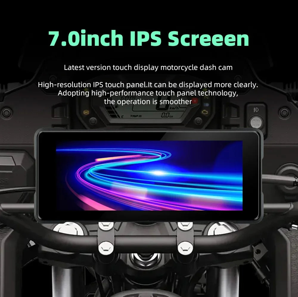 motorcycle CarPlay Android Auto screen
