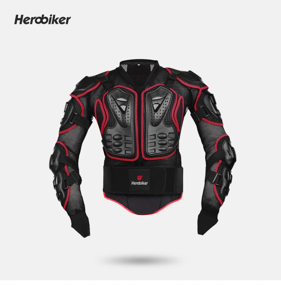 Motorcycle Body Armour Racing Jacket with CE Pads