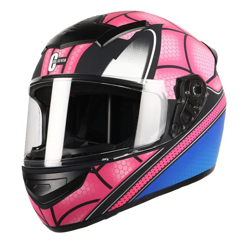 Spider Style Full Face Motorcycle Racing Helmet