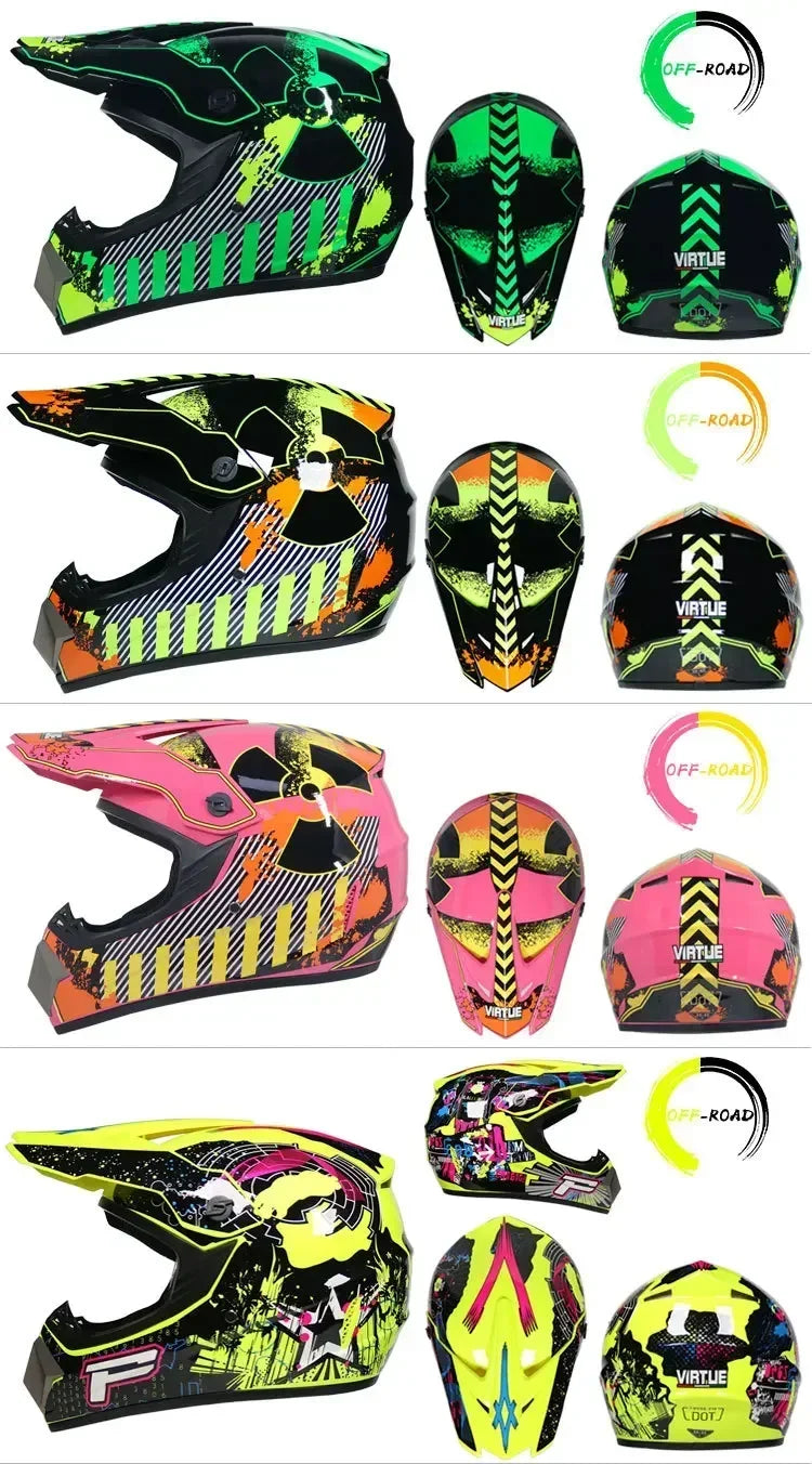Off-Road Motorcycle Helmet - DOT Certified