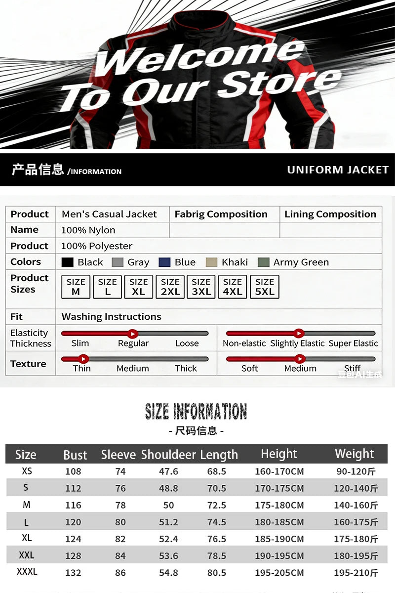 Hooded Windproof Waterproof Motorcycle Jacket