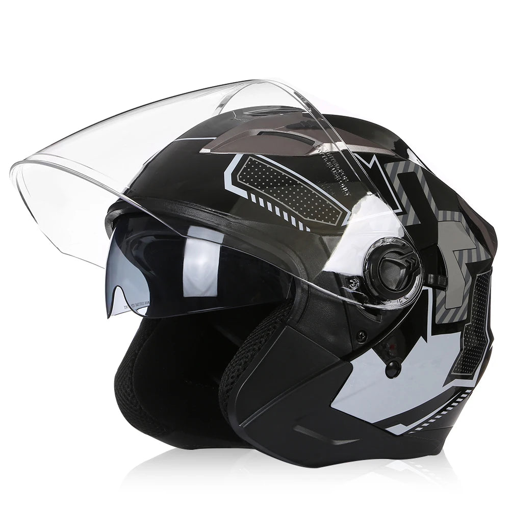 ECE Dot Approved Open Face Motorcycle Helmet
