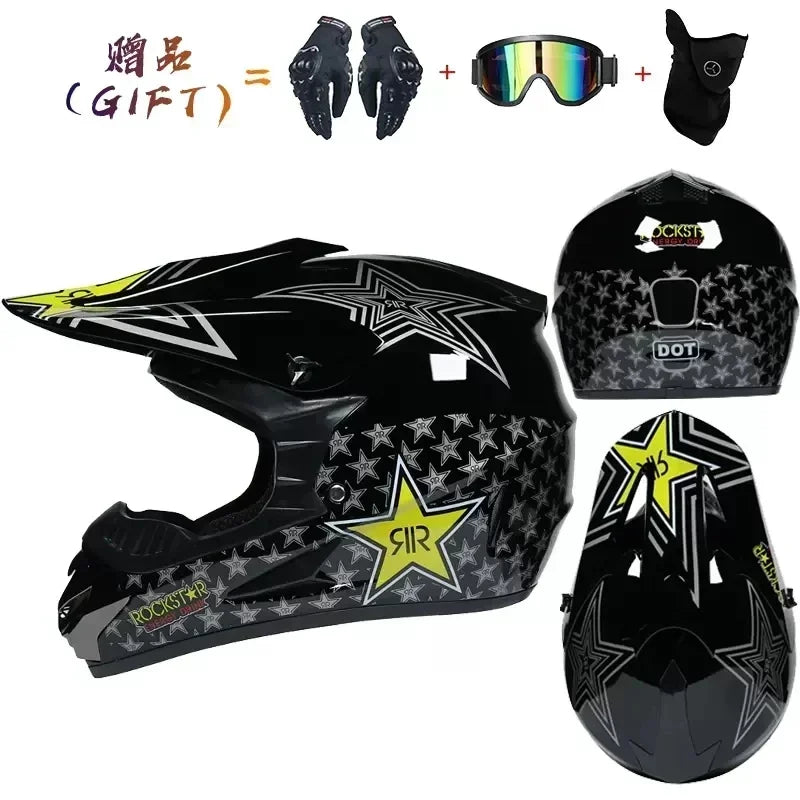 Off-Road Motorcycle Helmet - DOT Certified