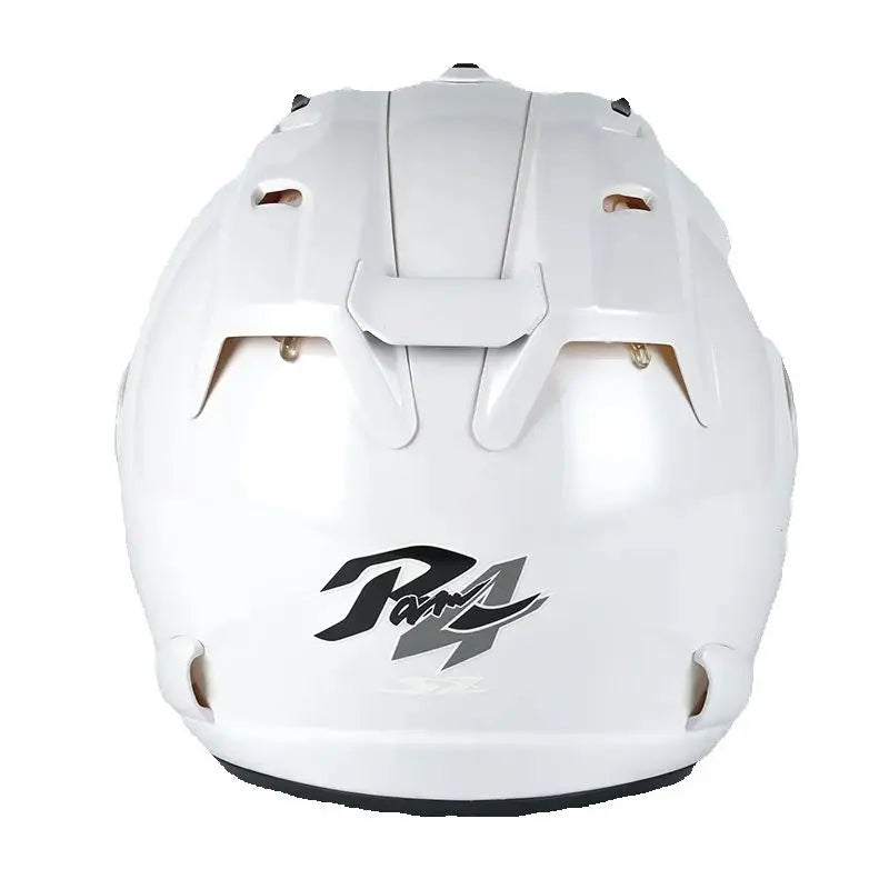 ECE Approved Open Face Motorcycle Helmet - White