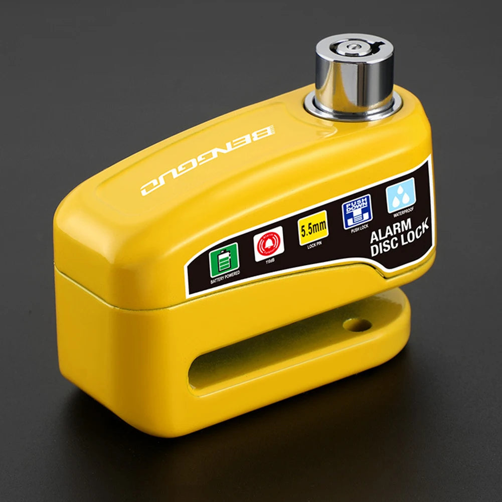 Motorcycle Alarm Wheel Disk Brake Lock