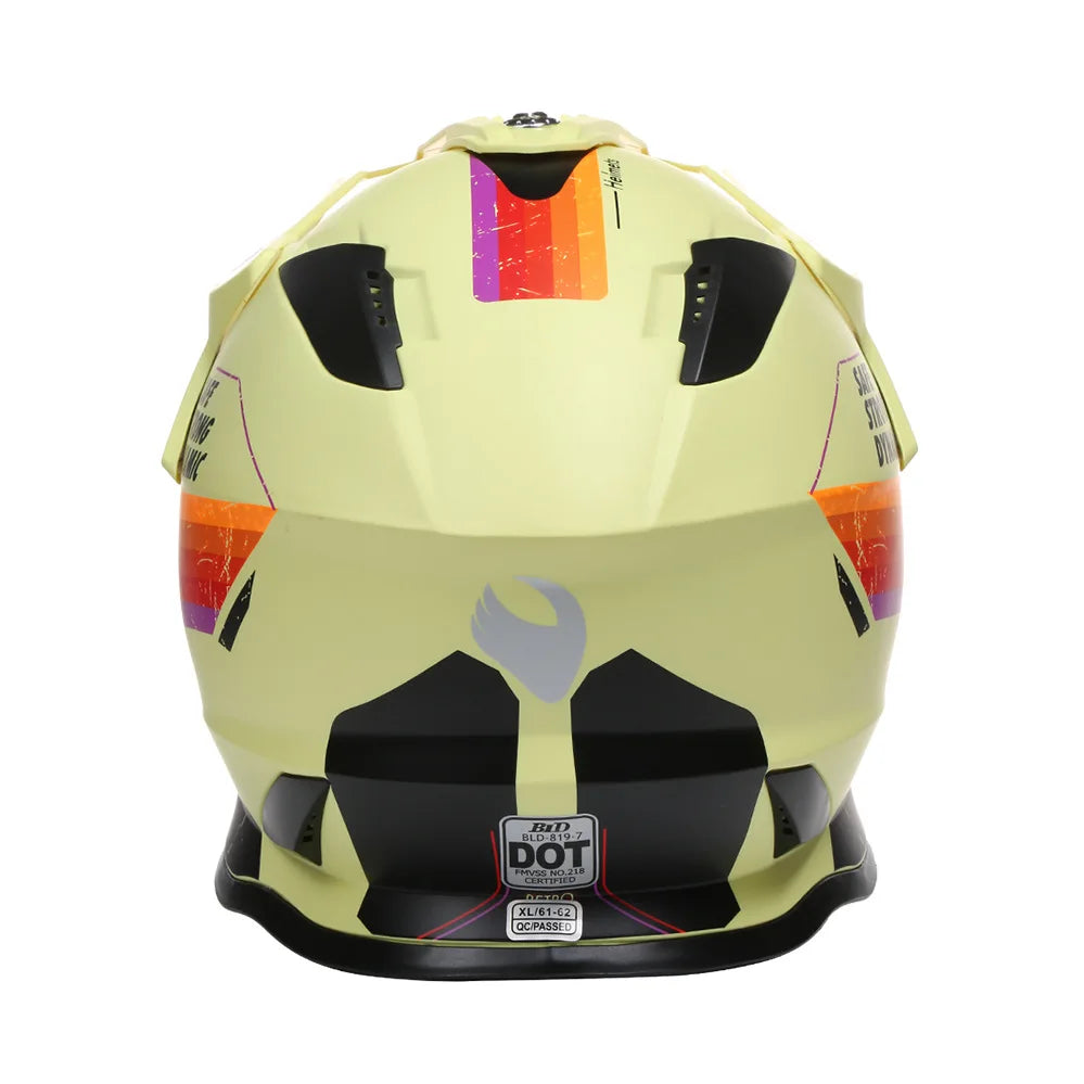 Men's ECE Approved Full Face Motorcycle Helmet