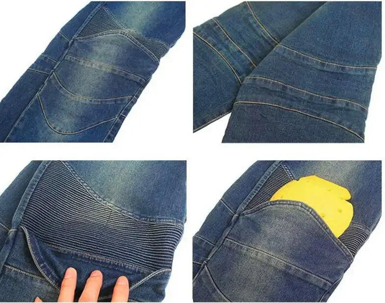 Stylish Motorcycle Jeans with CE Protection