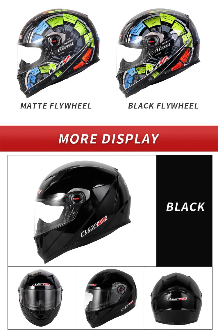 LS2 Full Face Motorcycle Helmet