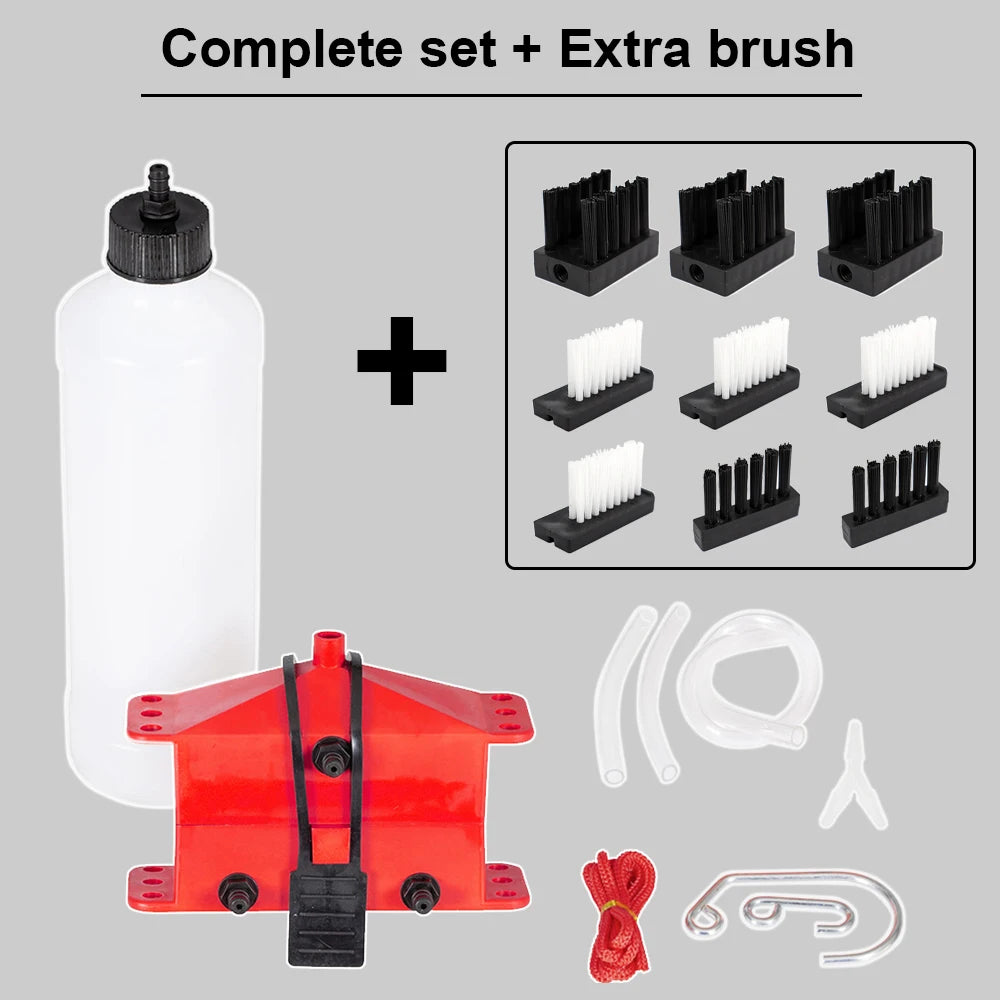 Motorcycle Chain Cleaning Machine Kit for Various Motorcycle Models