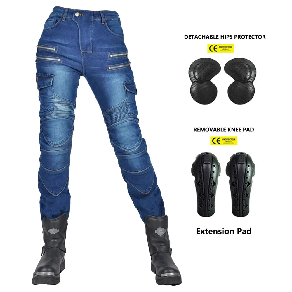 Stylish Motocross Trousers with Protective Gear