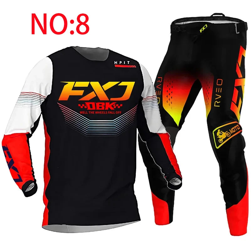 Kids Motocross Jersey and Pants Set