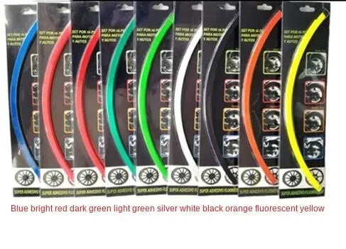 Motorcycle 18-inch Wheel Sticker Set