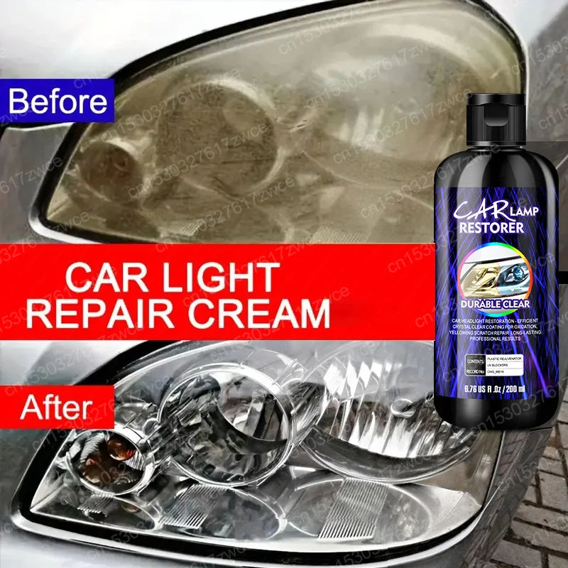 Motorcycle Headlight Restoration Polish