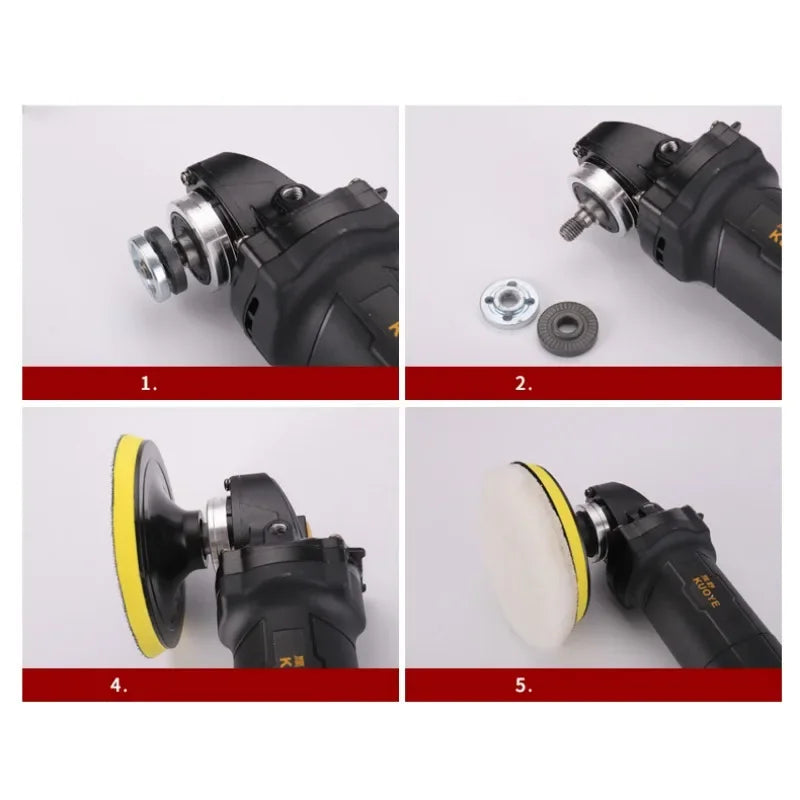 Vehicle Polishing Foam Pad Kit for Auto and Motorcycle