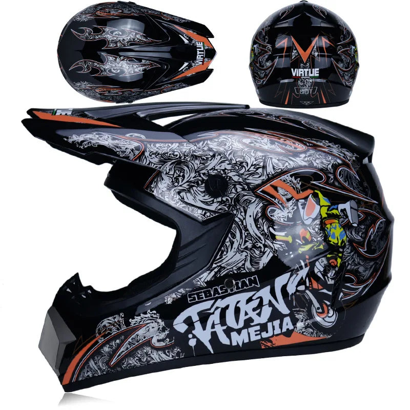 Kids Motocross Off-Road Motorcycle Helmet