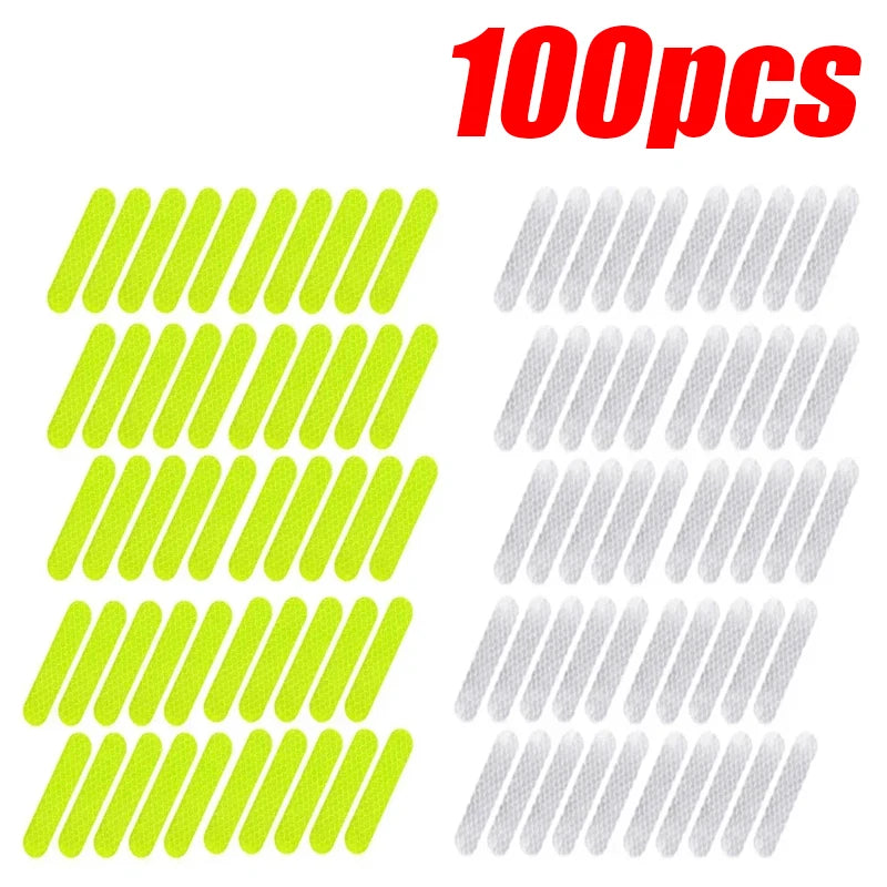 Reflective Warning Stickers for Motorcycle Helmets