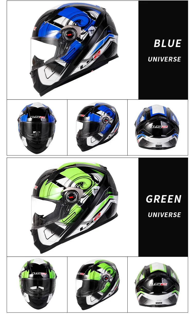 LS2 Full Face Motorcycle Helmet