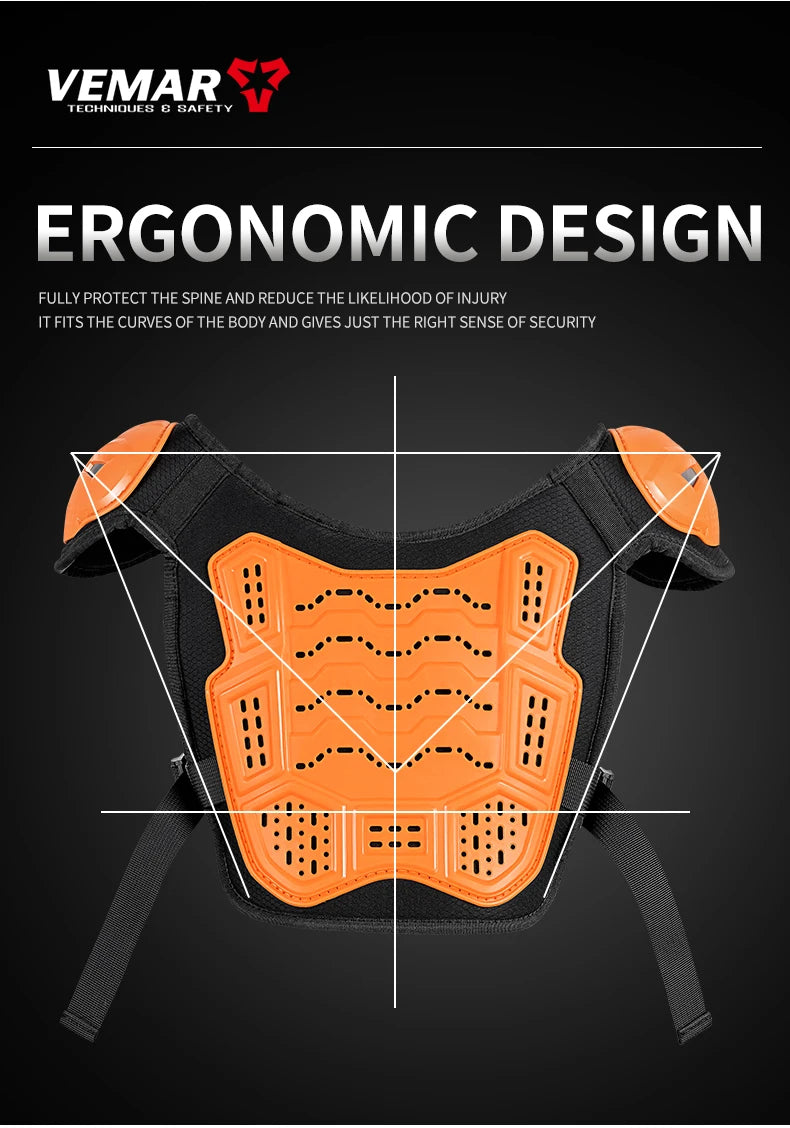 VEMAR Children's Motorcycle Armor Vest
