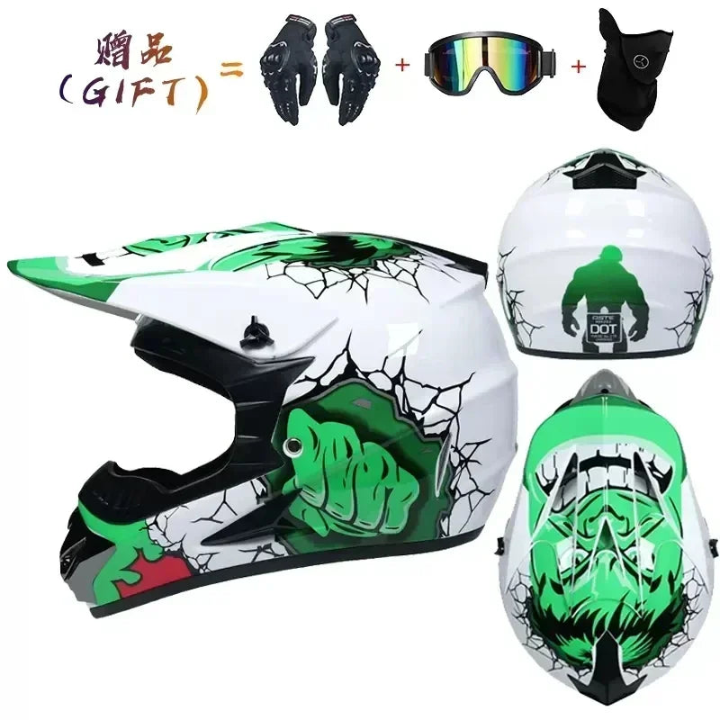 Off-Road Motorcycle Helmet - DOT Certified