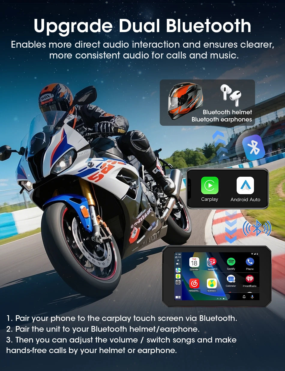 Motorcycle GPS Navigation System