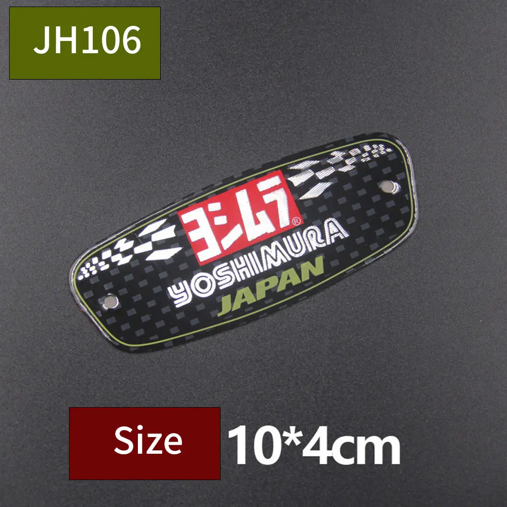 Aluminium Motorcycle Exhaust Pipe Decal Sticker - Cool Personality Scorpio Design