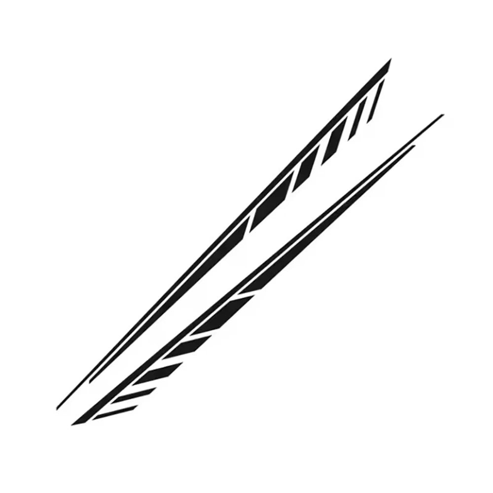 Universal Motorcycle Front Fender Reflective Vinyl Decals