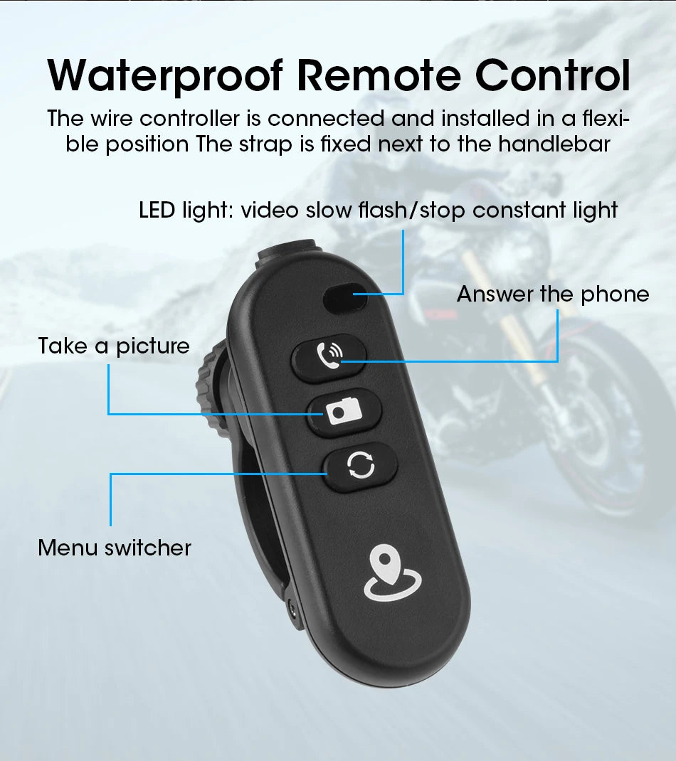 motorcycle touch screen GPS navigation system