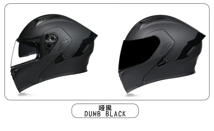 Fire Red Bluetooth Motocross Modular Motorcycle Helmet