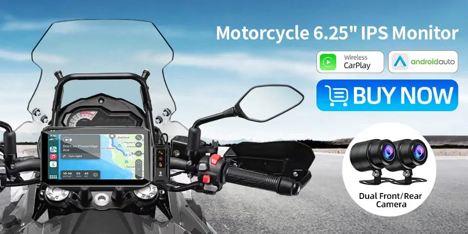 Motorcycle Bluetooth Navigation Display with 6-Inch Screen
